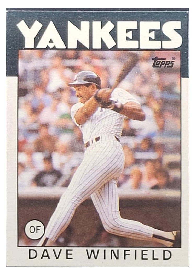 1986 Topps Dave Winfield #70 card