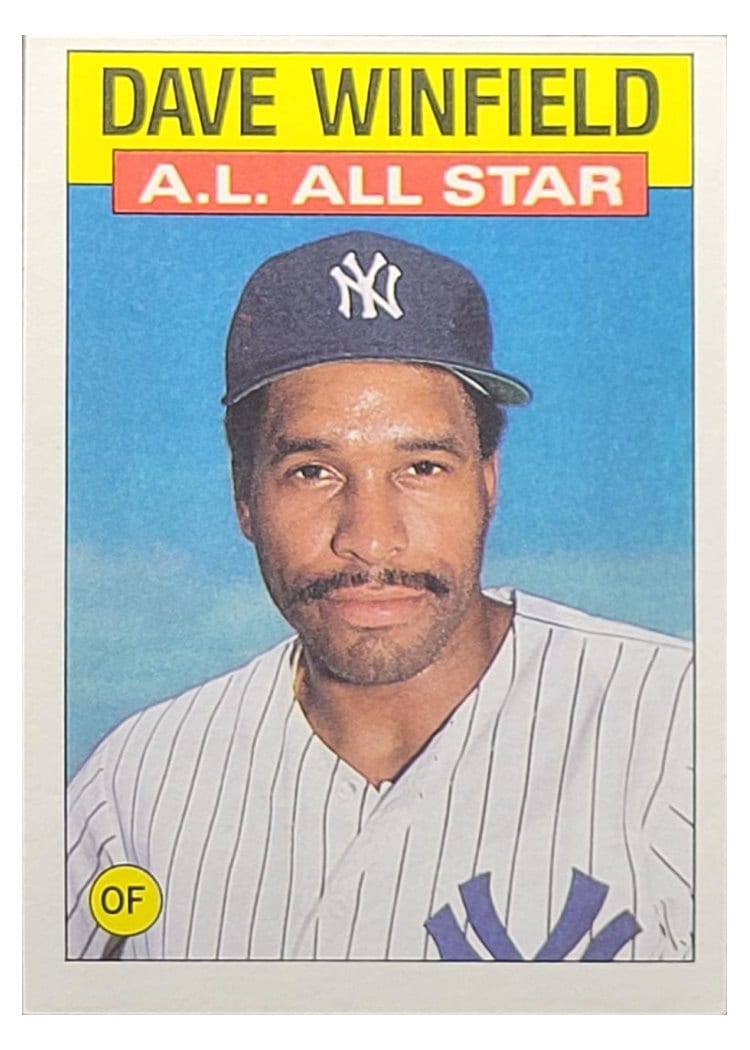 1986 Topps Dave Winfield #717 card