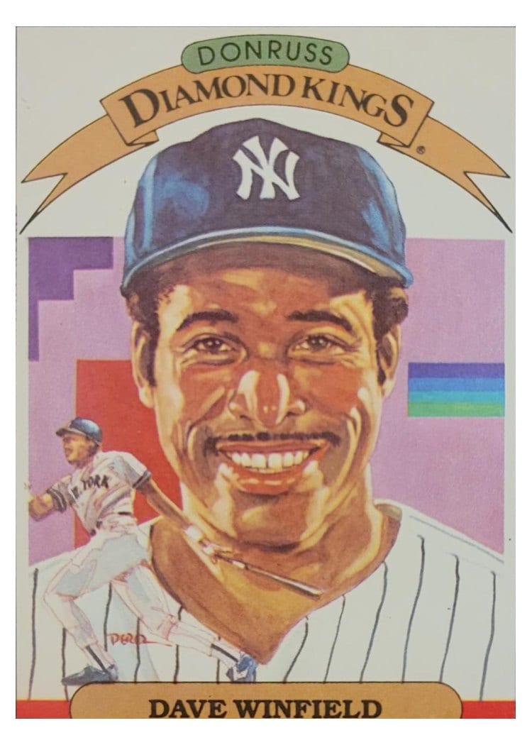 1987 Donruss Dave Winfield #20 card