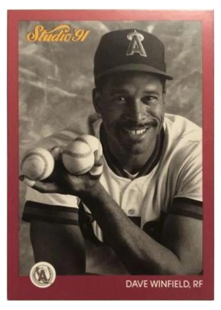 1991 Studio Dave Winfield #30 card