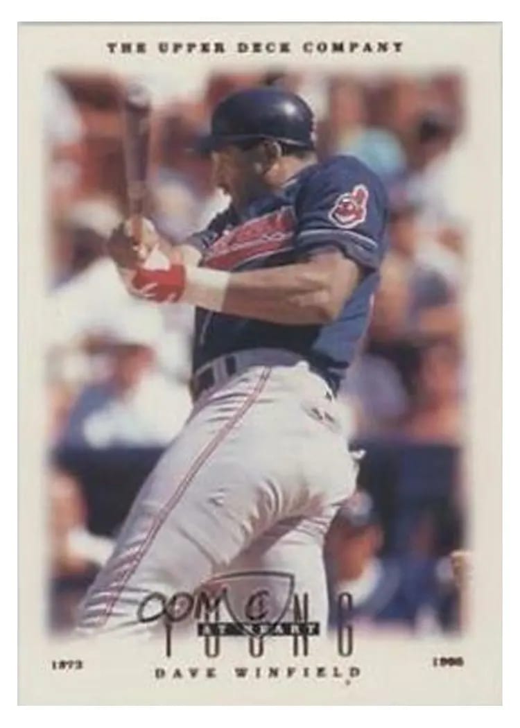 1996 Upper Deck Dave Winfield #100 card