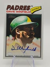 2026 Topps Heritage Real One Autographs Dave Winfield #ROA-DW card