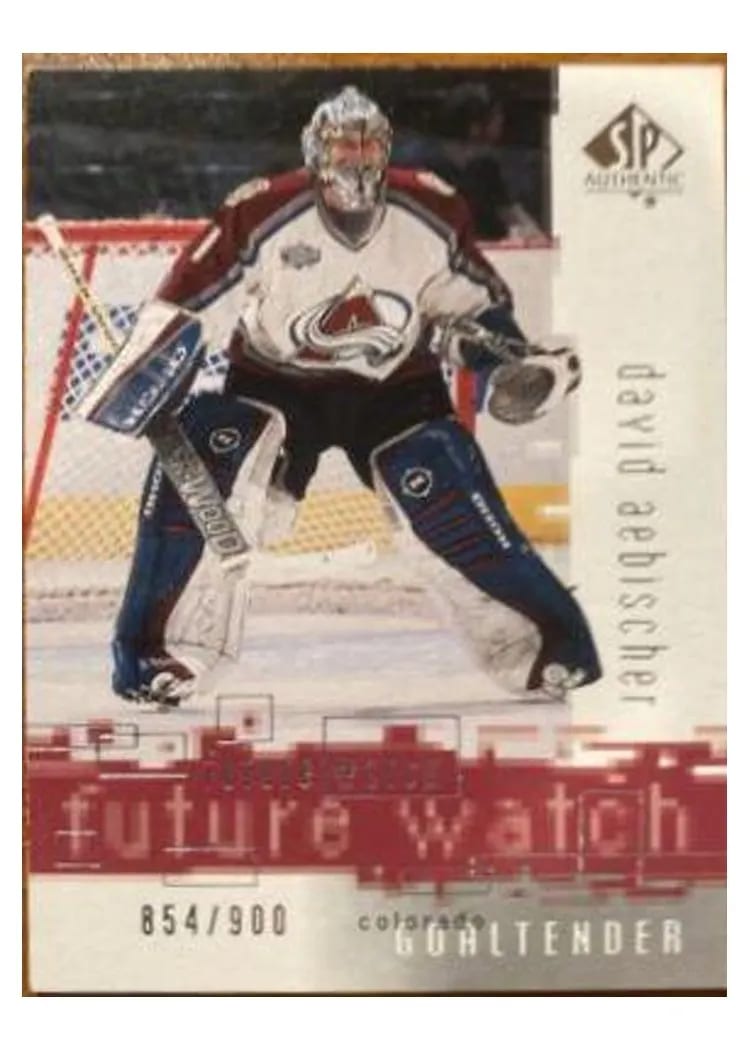 2000 SP Authentic David Aebischer #98 card