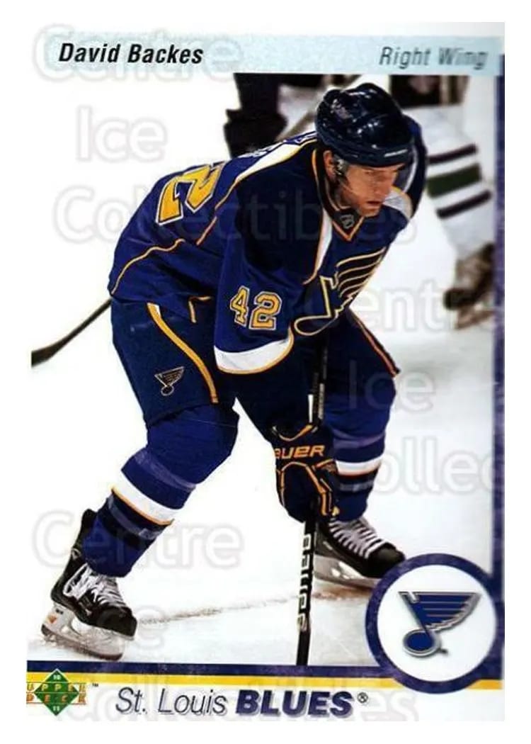 2010 Upper Deck David Backes #29 card