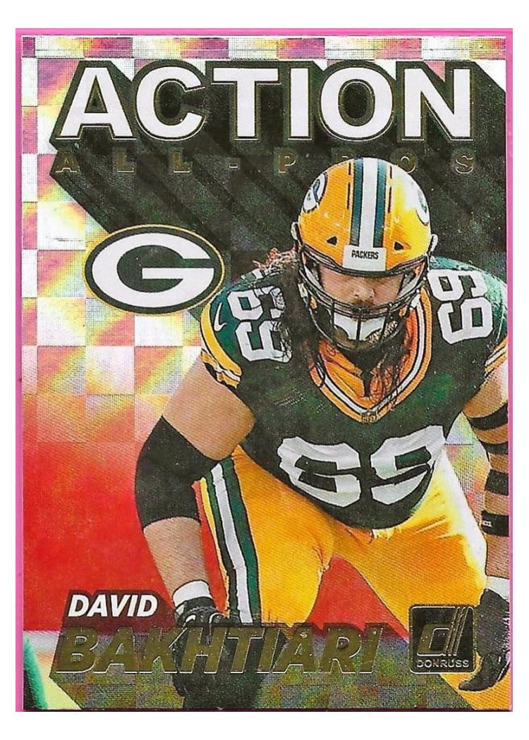 2021 Donruss Action All-Pros David Bakhtiari #AP19 card
