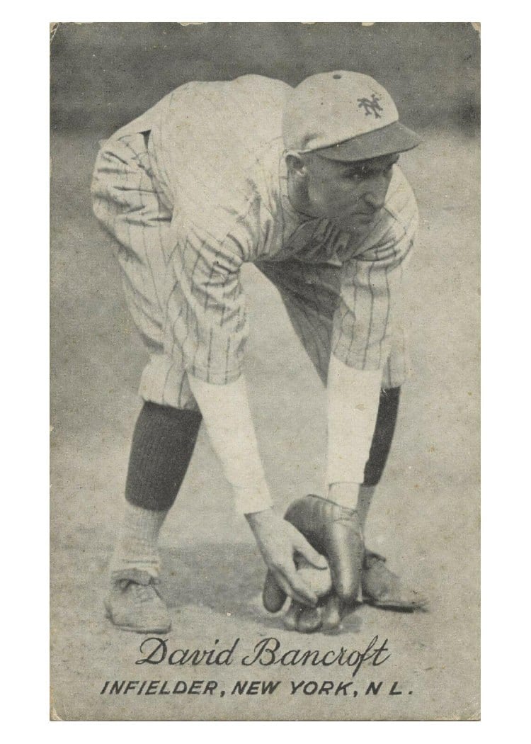 1921 Exhibits David Bancroft card