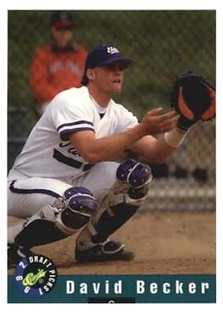 1992 Classic Draft Picks David Becker #106 card