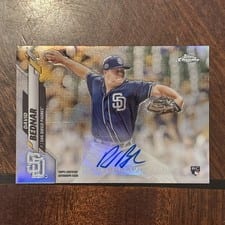 2020 Topps Chrome Update Autograph David Bednar #USA-DB card