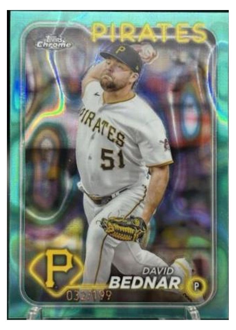 2024 Topps Chrome Base Set David Bednar #60 card