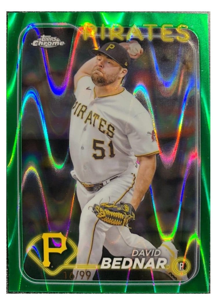 2024 Topps Chrome Base Set David Bednar #60 card