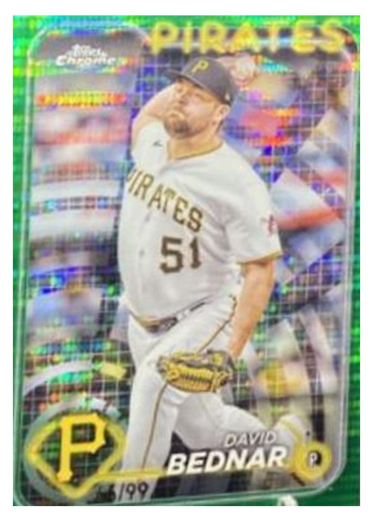 2024 Topps Chrome Base Set David Bednar #60 card