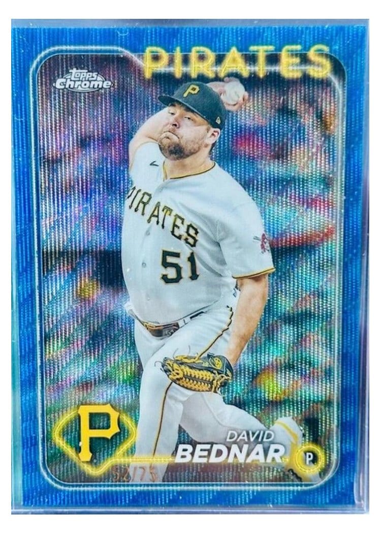 2024 Topps Chrome Base Set David Bednar #60 card