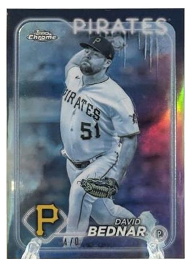 2024 Topps Chrome Base Set David Bednar #60 card