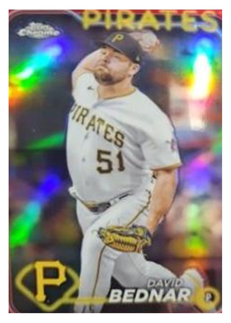 2024 Topps Chrome Base Set David Bednar #60 card