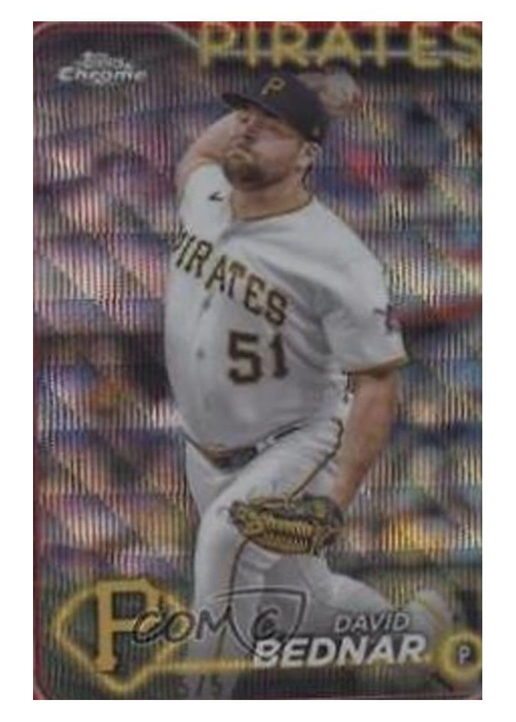 2024 Topps Chrome Base Set David Bednar #60 card