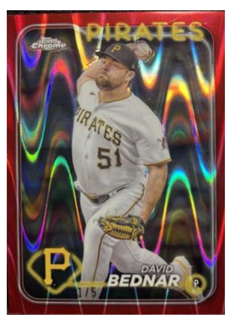 2024 Topps Chrome Base Set David Bednar #60 card
