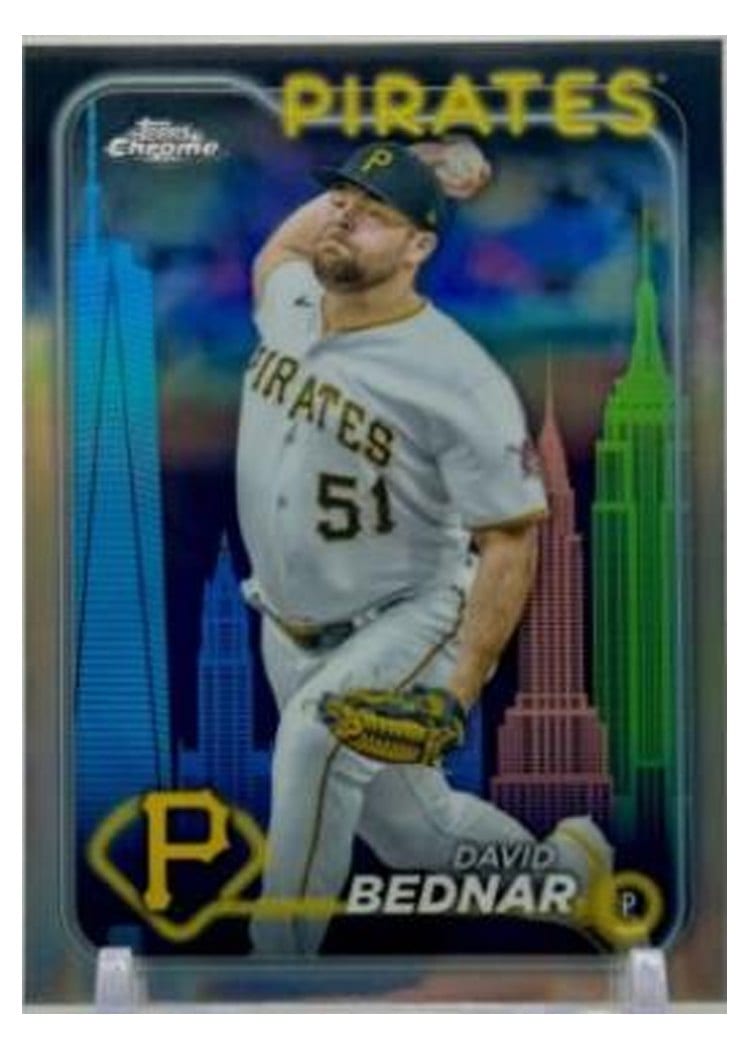 2024 Topps Chrome Base Set David Bednar #60 card