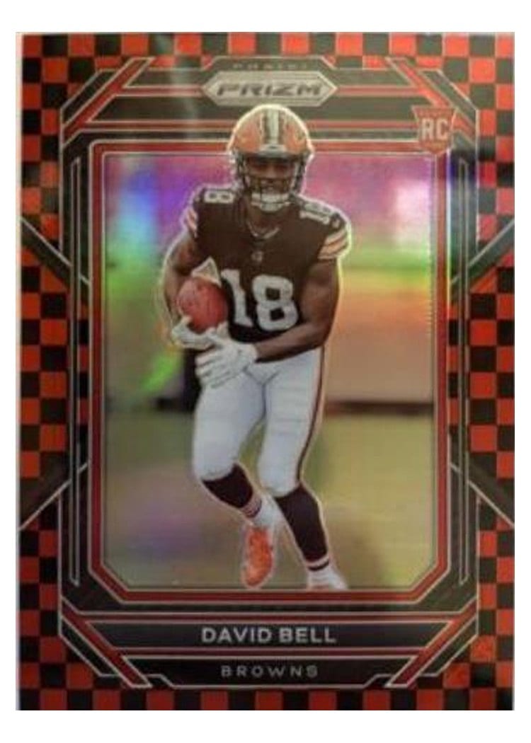 2022 Panini Prizm Base Set David Bell Black Red Checker #334 card