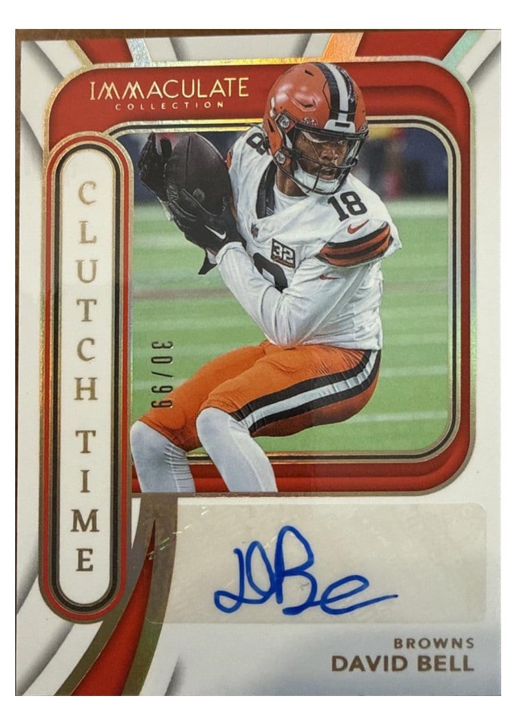 2024 Panini Immaculate Collection Clutch Time Ink David Bell #15 card
