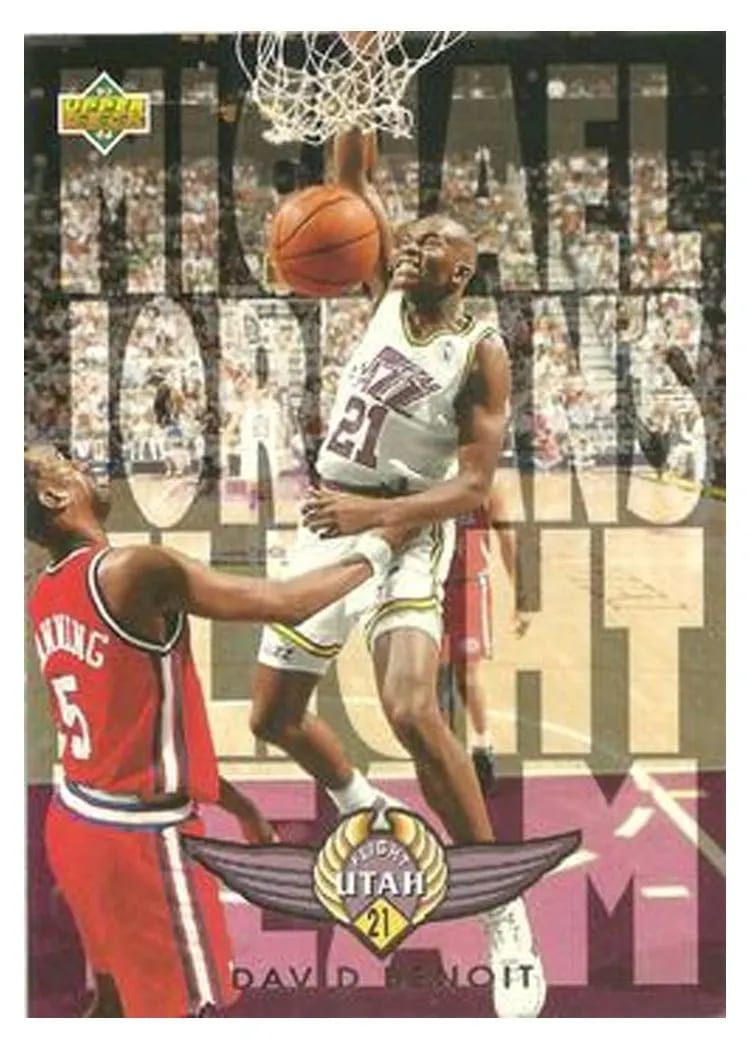 1993 Upper Deck Flight Team David Benoit #FT3 card