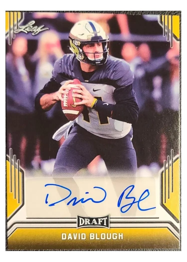 2019 Leaf Draft Autograph David Blough #BA-DB3 card