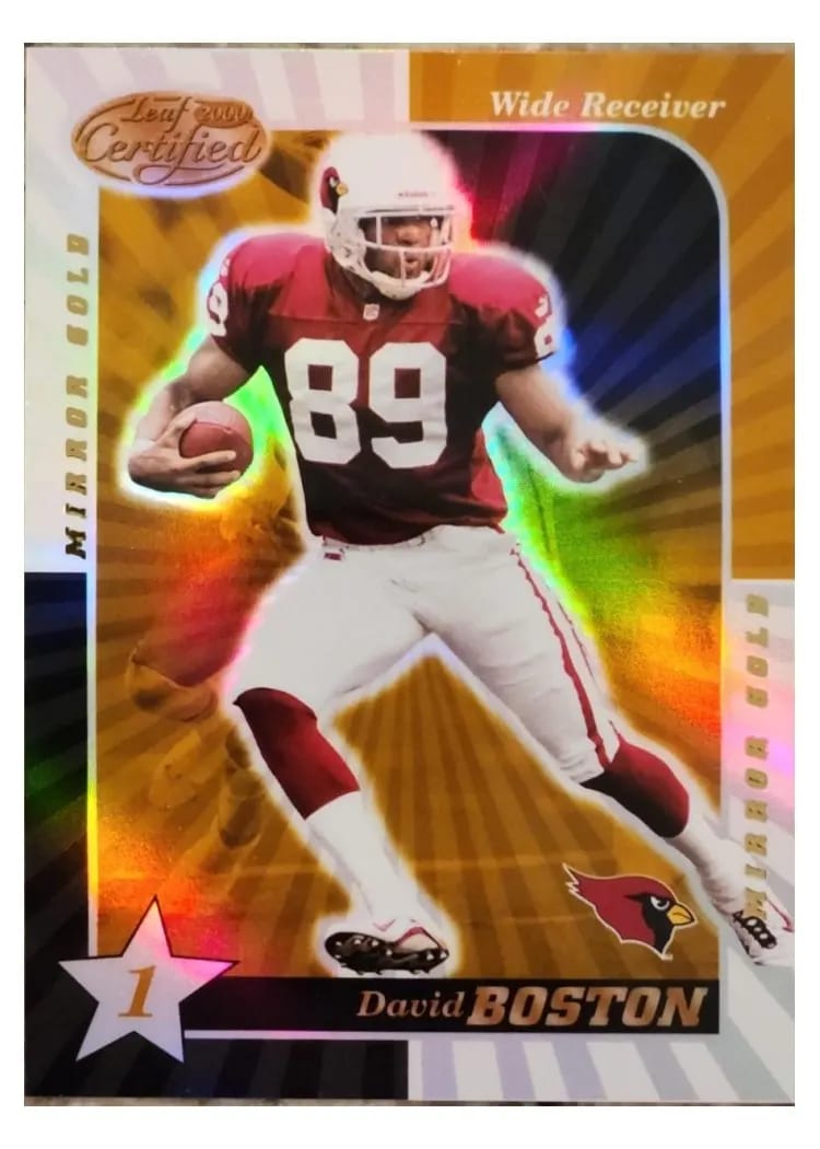 2000 Leaf Certified David Boston #4 card