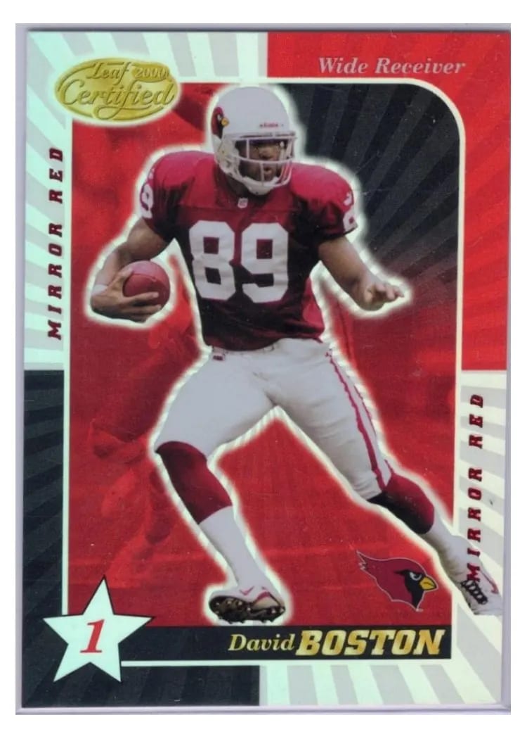 2000 Leaf Certified David Boston #4 card