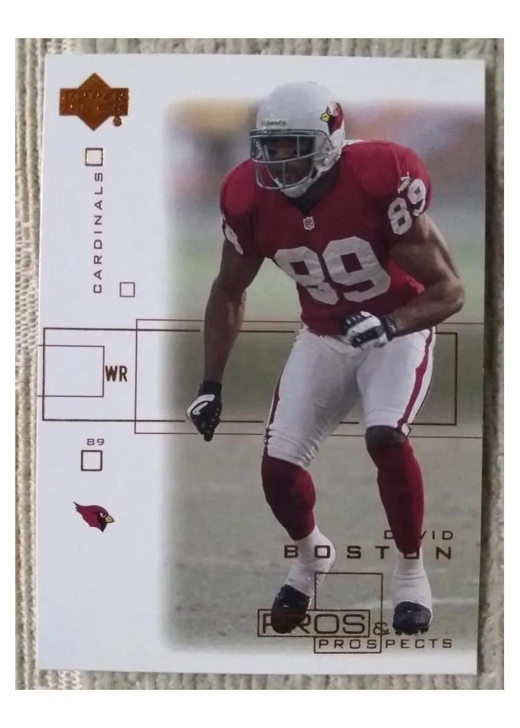 2001 Upper Deck Pros & Prospects David Boston #2 card