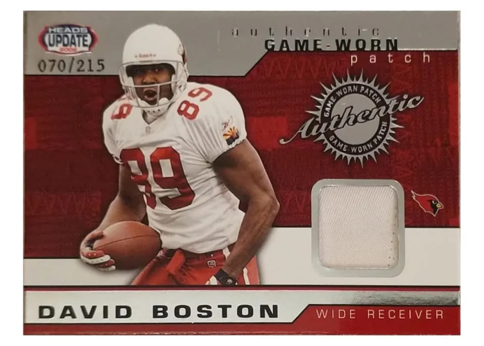 2002 Pacific David Boston #1 card