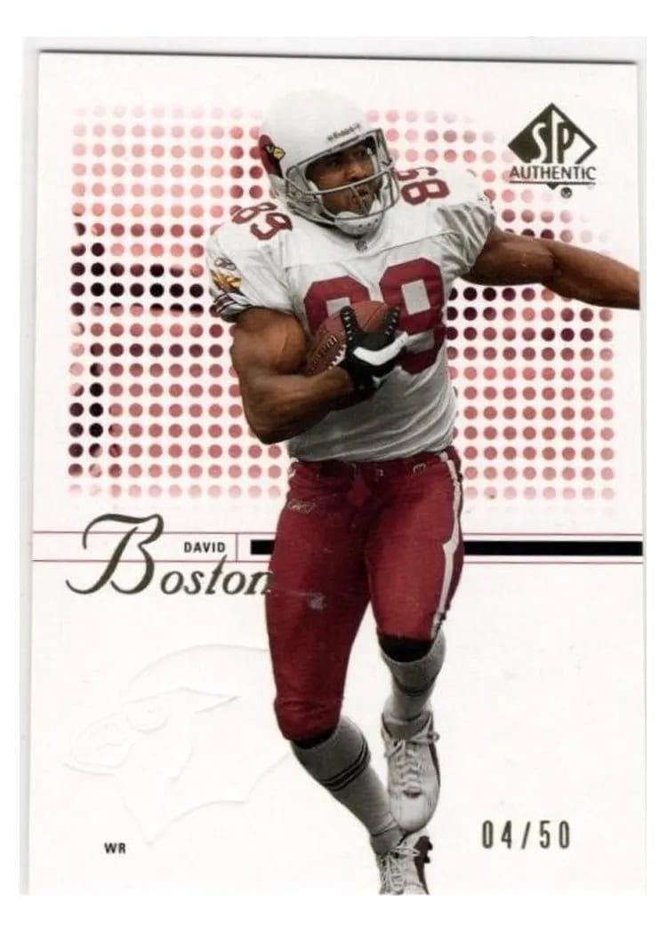 2002 SP Authentic David Boston #62 card
