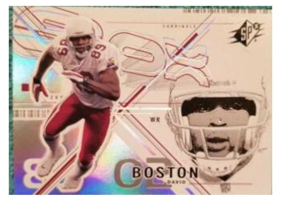2002 Spx David Boston #80 card