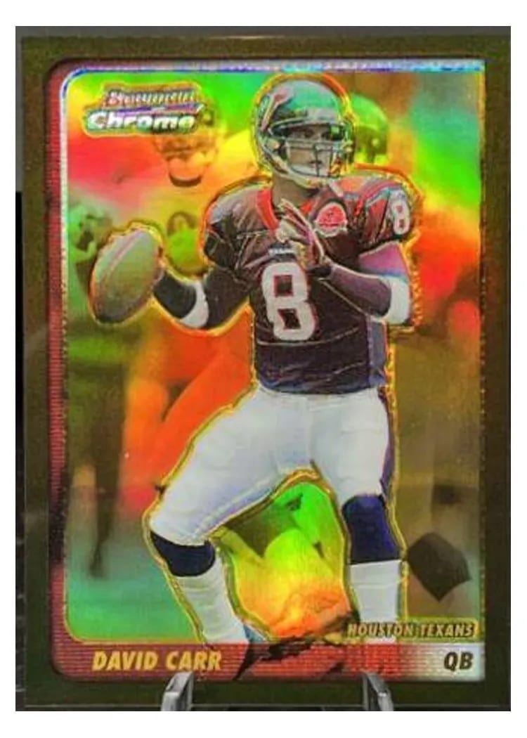 2003 Bowman Chrome David Carr #103 card