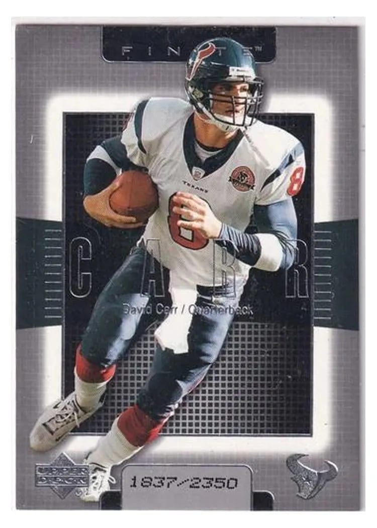 2003 Upper Deck Finite David Carr #8 card
