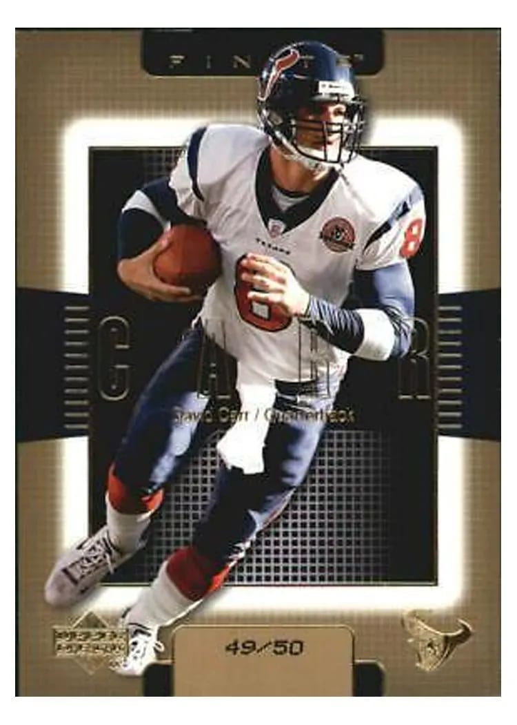 2003 Upper Deck Finite David Carr #8 card
