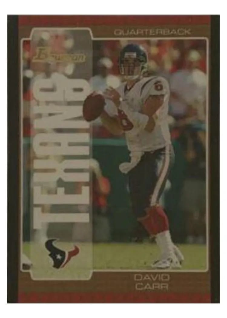 2005 Bowman David Carr #8 card