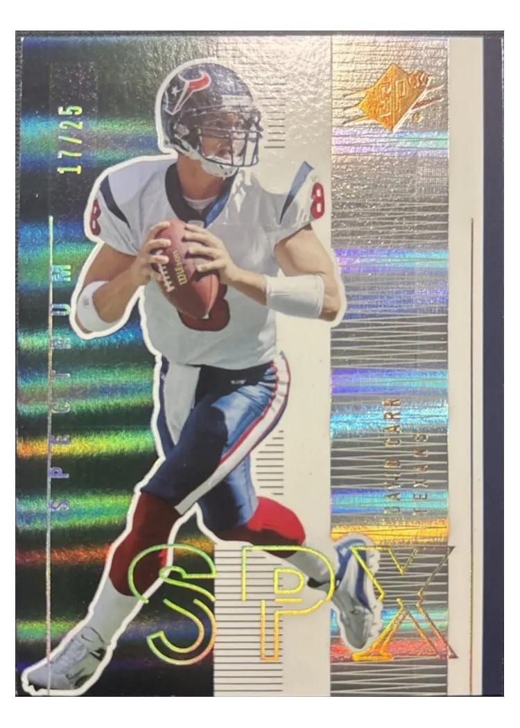 2005 Spx David Carr #34 card
