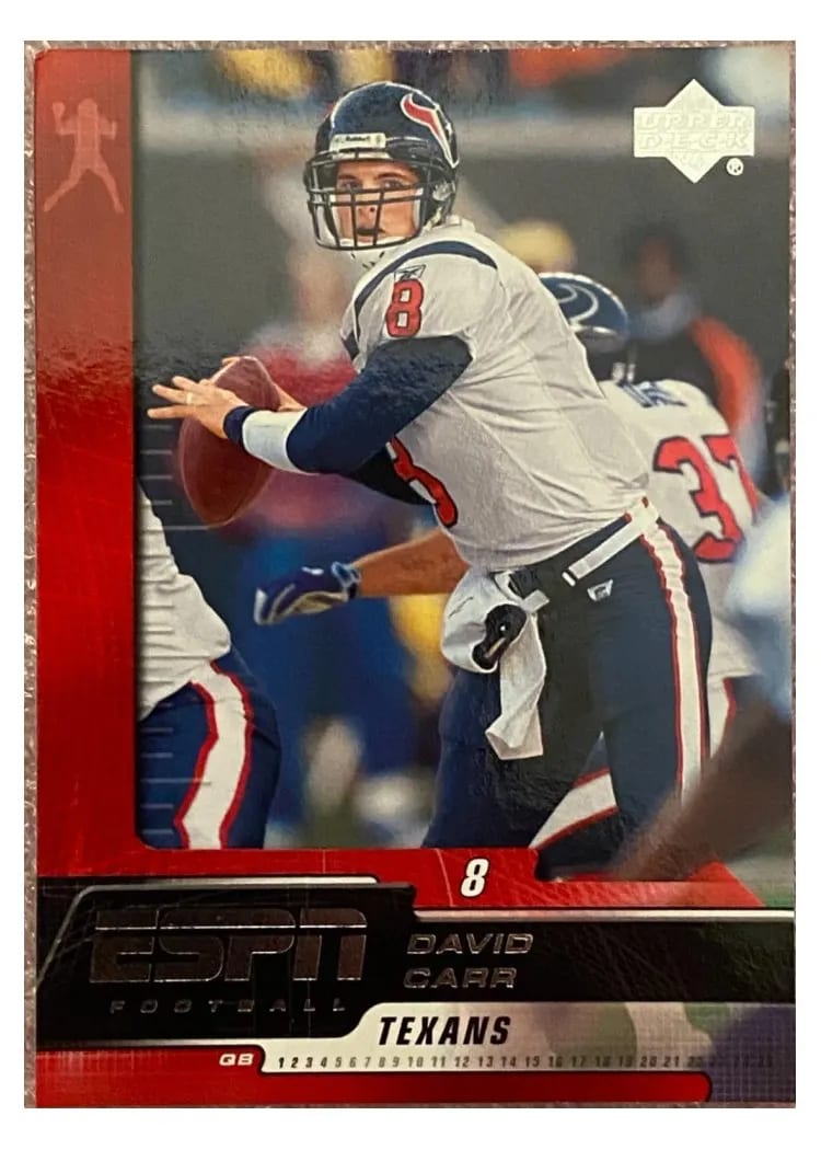 2005 Upper Deck ESPN David Carr #39 card