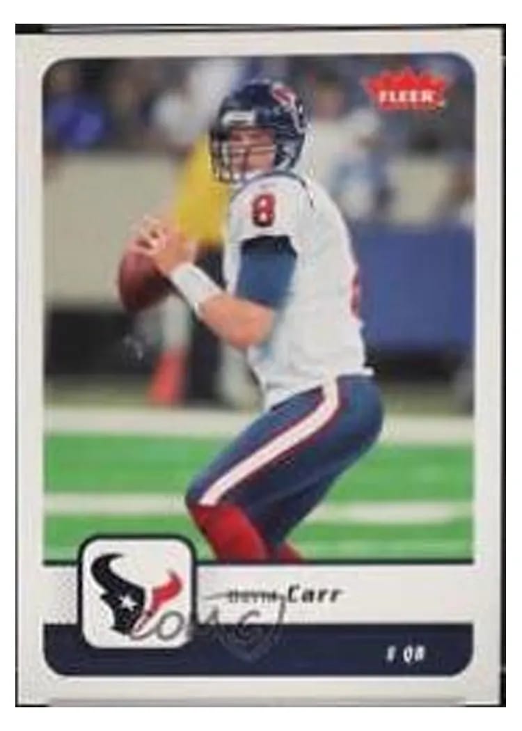 2006 Fleer David Carr #38 card