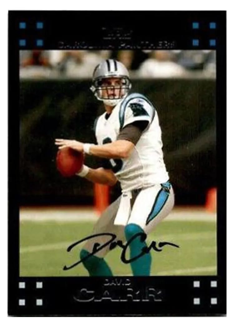 2007 Topps David Carr #20 card