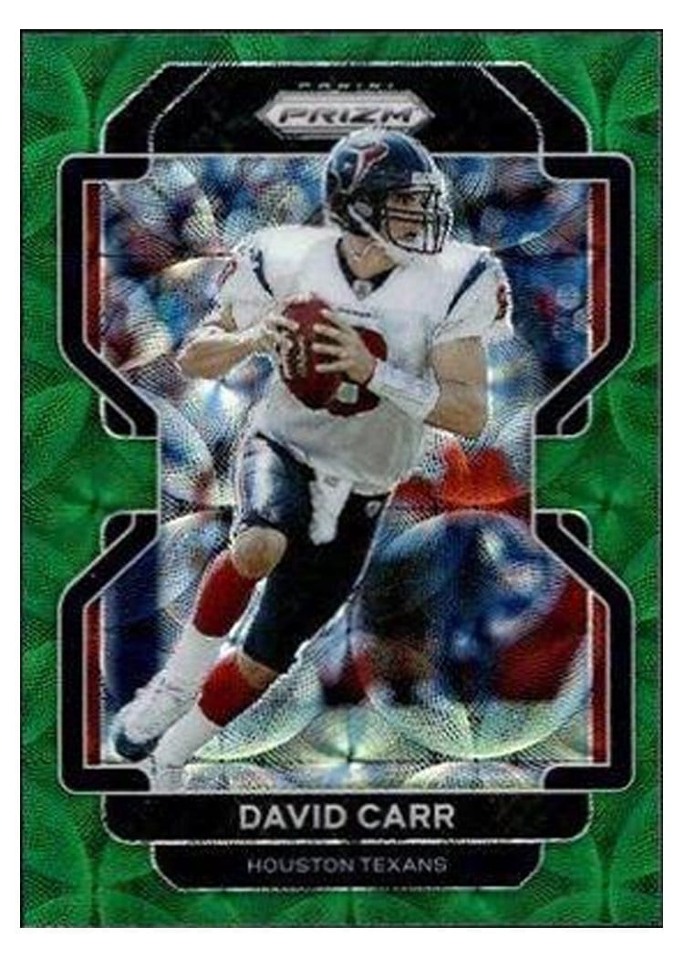 2021 Panini Prizm Base Set David Carr #41 card