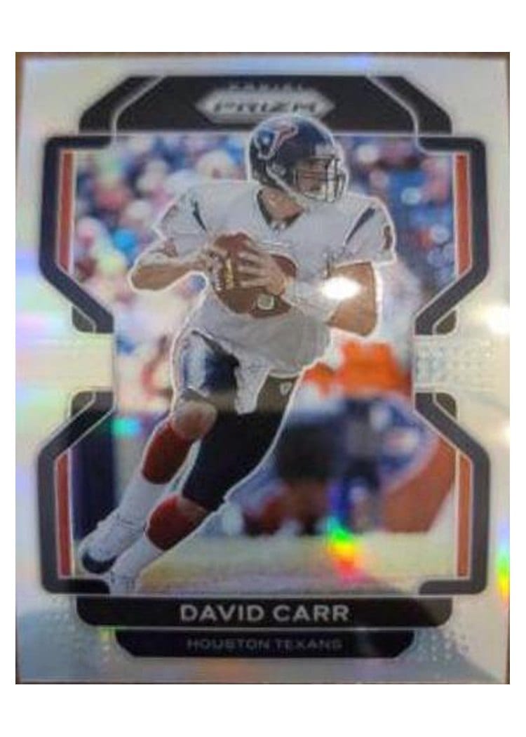 2021 Panini Prizm Base Set David Carr Silver Prizm #41 card