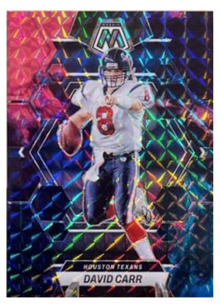 2023 Panini Mosaic Base Set David Carr #93 card