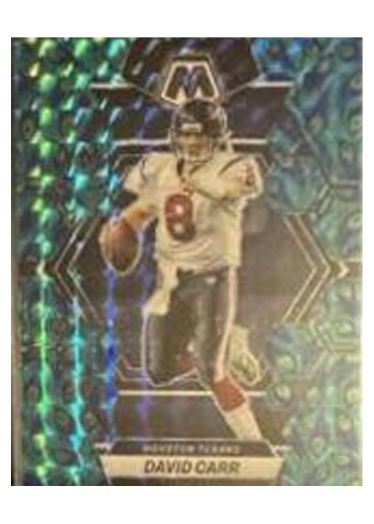 2023 Panini Mosaic Base Set David Carr Choice Peacock #93 card