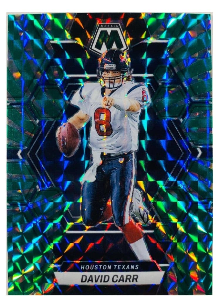 2023 Panini Mosaic Base Set David Carr #93 card