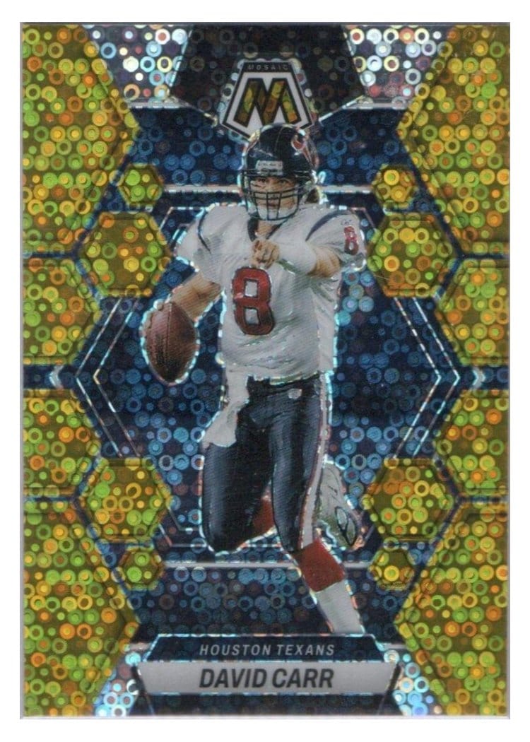 2023 Panini Mosaic Base Set David Carr #93 card