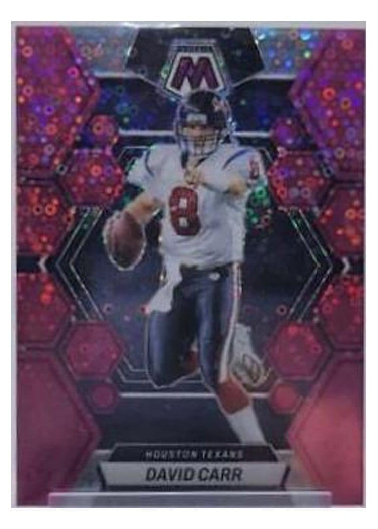 2023 Panini Mosaic Base Set David Carr #93 card