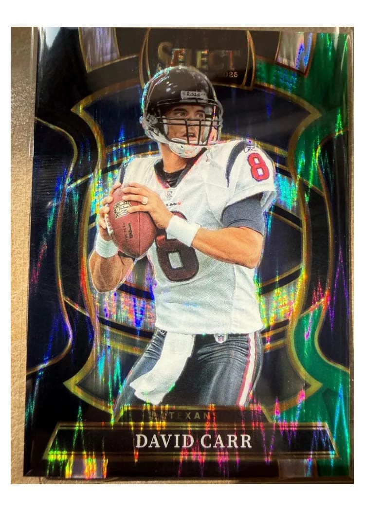 2025 Panini Select Base Set David Carr #50 card