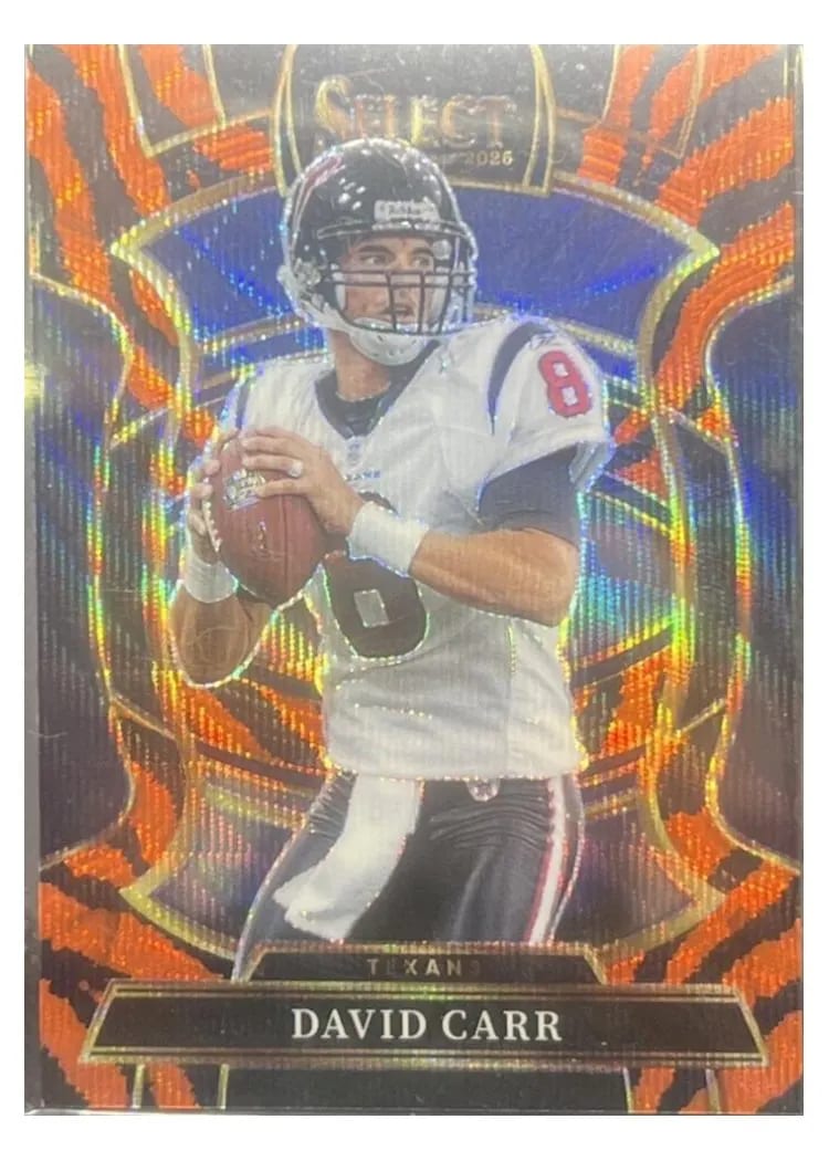2025 Panini Select Base Set David Carr #50 card