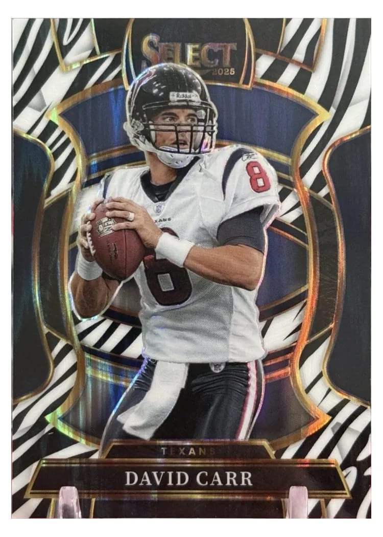 2025 Panini Select Base Set David Carr #50 card