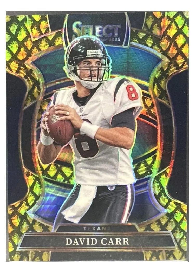 2025 Panini Select Base Set David Carr #50 card